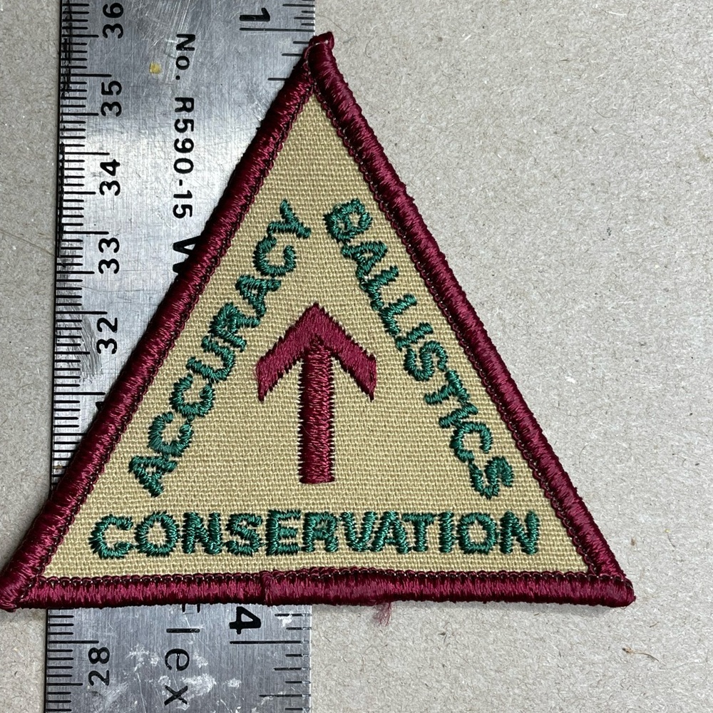 Accuracy Ballistics Conservation Triangle Vntg Bs… - image 3
